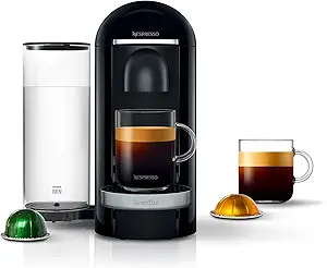 71o6H6cr1TL.__AC_SX300_SY300_QL70_FMwebp_ Nespresso VertuoPlus Coffee and Espresso Maker Review Breville Black Model Highlights and Features